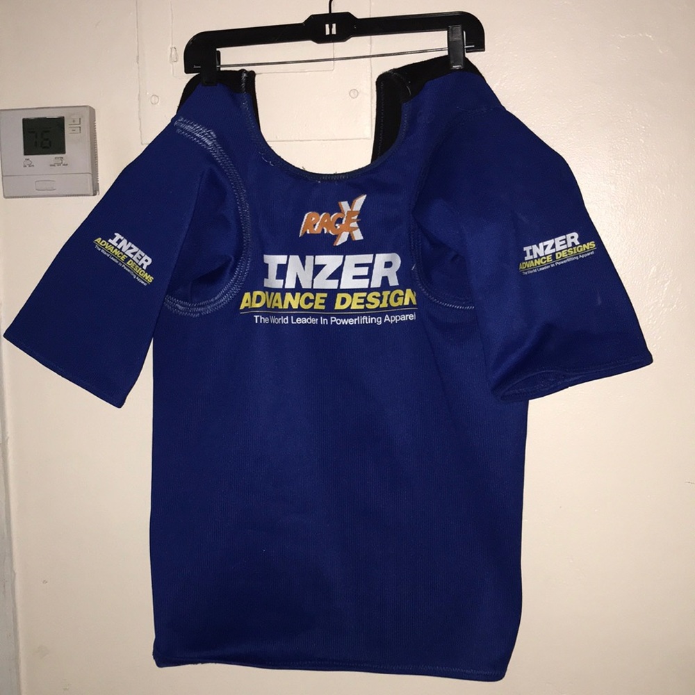 Authentic Inzer Bench shirt. Closed back. Size 60